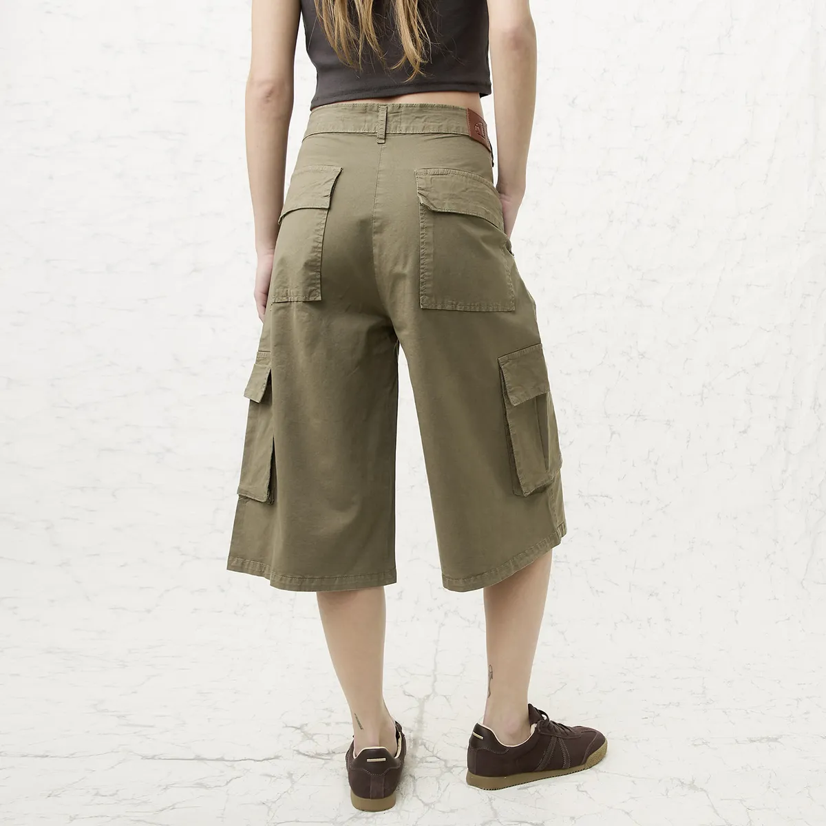 AMERICANINO - Short Bermuda Tiro Medio Mujer Americanino