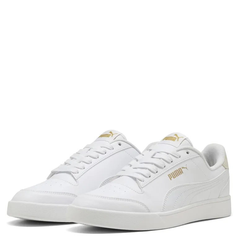 Shuffle Zapatilla Urbana Hombre Cuero Blanco