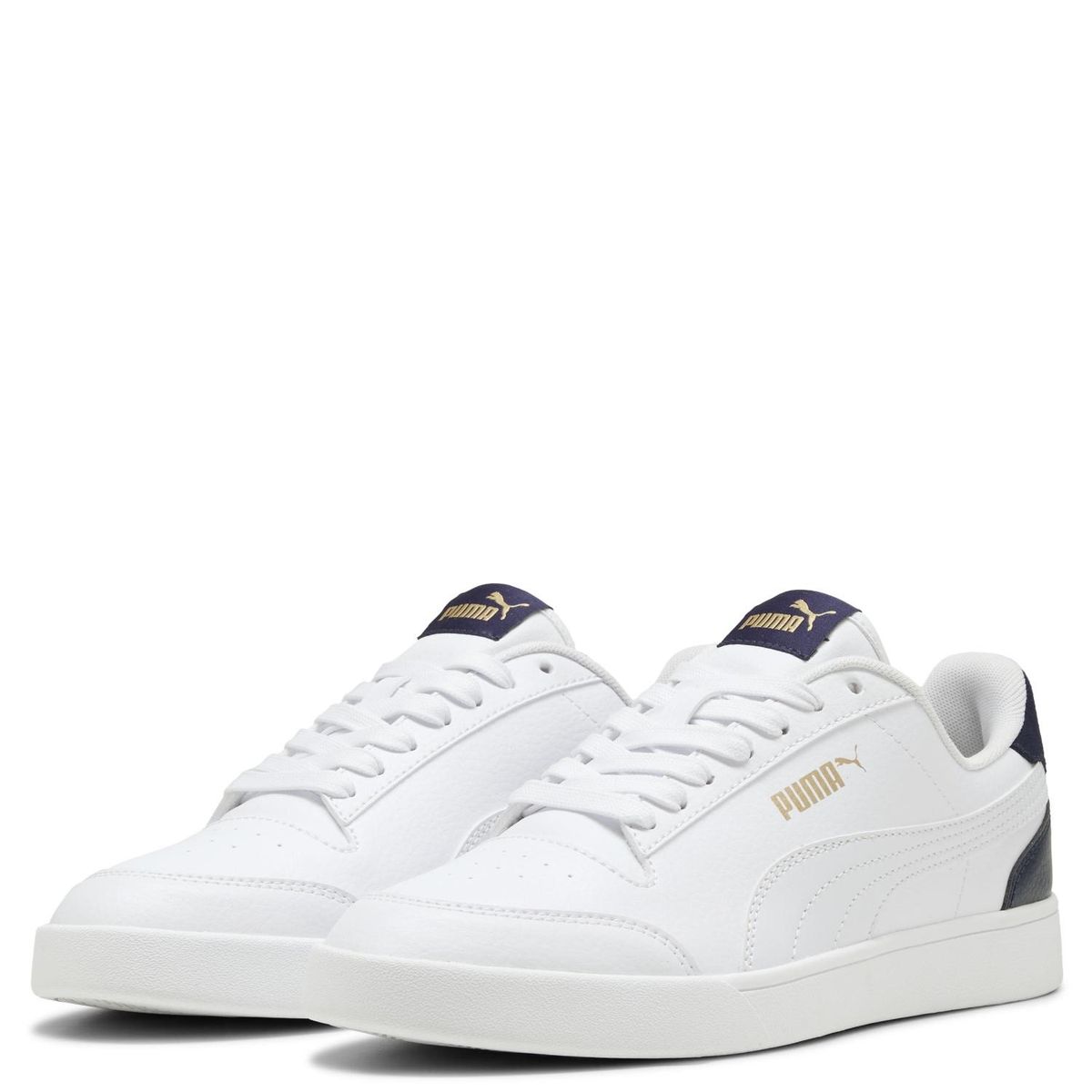 PUMA - Puma Shuffle Zapatilla Urbana Hombre Cuero Blanco Puma