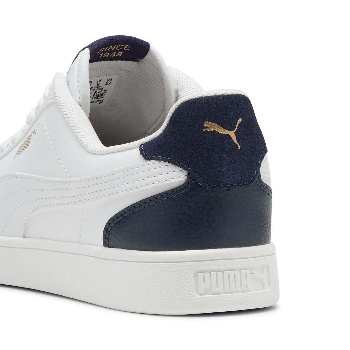 PUMA - Puma Shuffle Zapatilla Urbana Hombre Cuero Blanco Puma