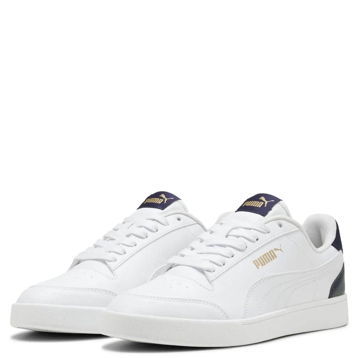 PUMA - Puma Shuffle Zapatilla Urbana Hombre Cuero Blanco Puma