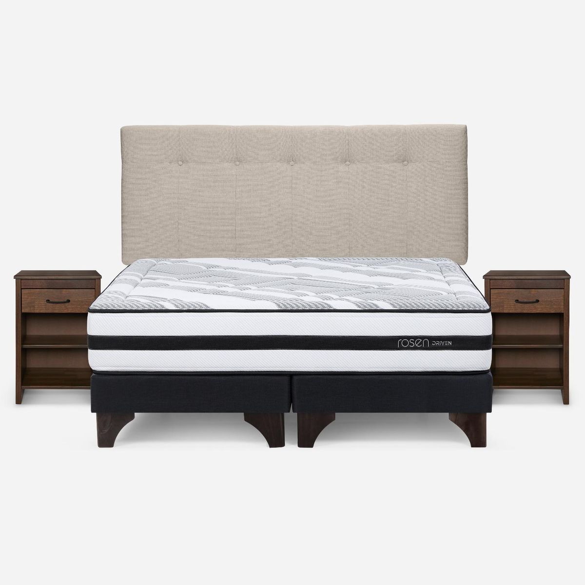 ROSEN - Cama Europea Driven King Base Dividida Rosen