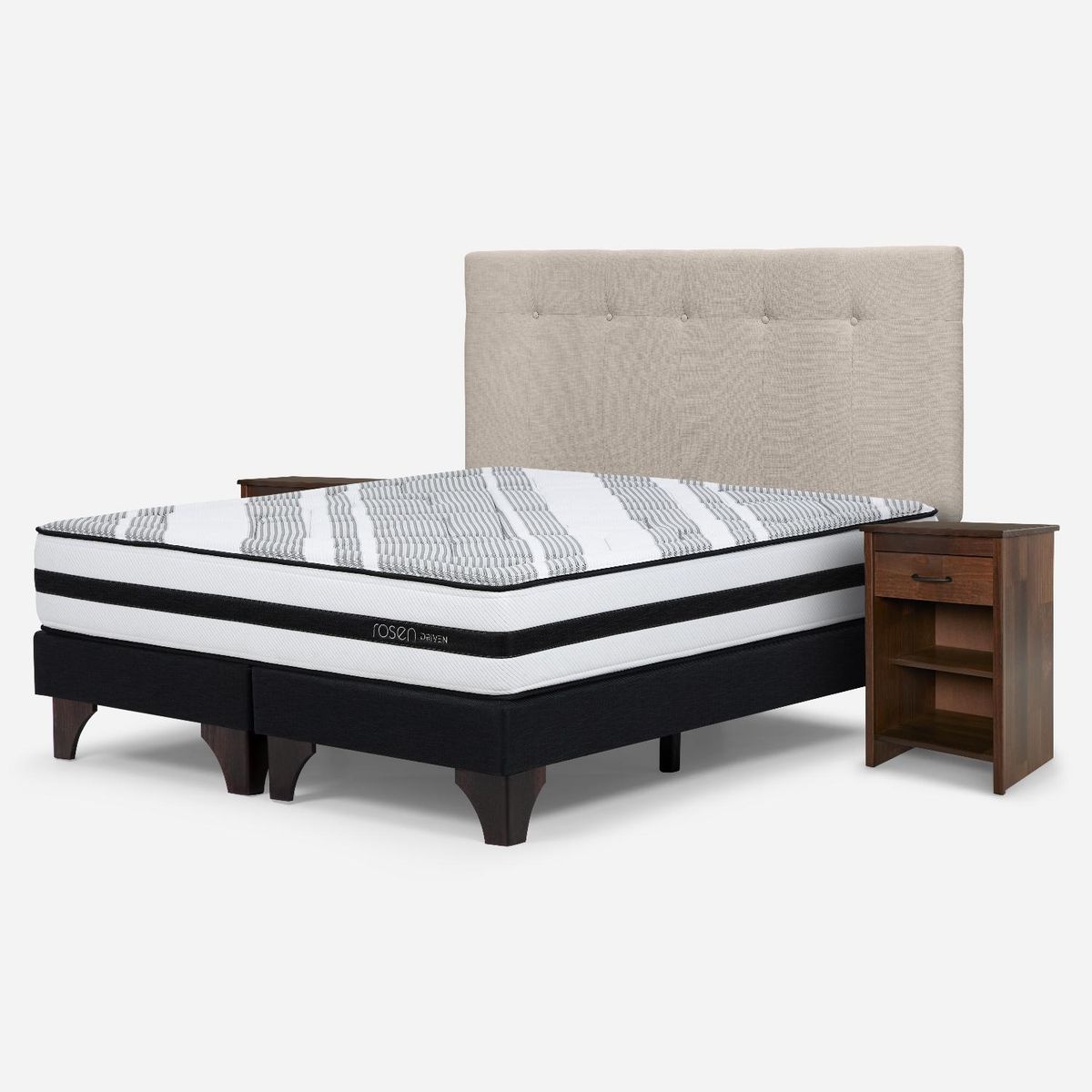 ROSEN - Cama Europea Driven King Base Dividida Rosen