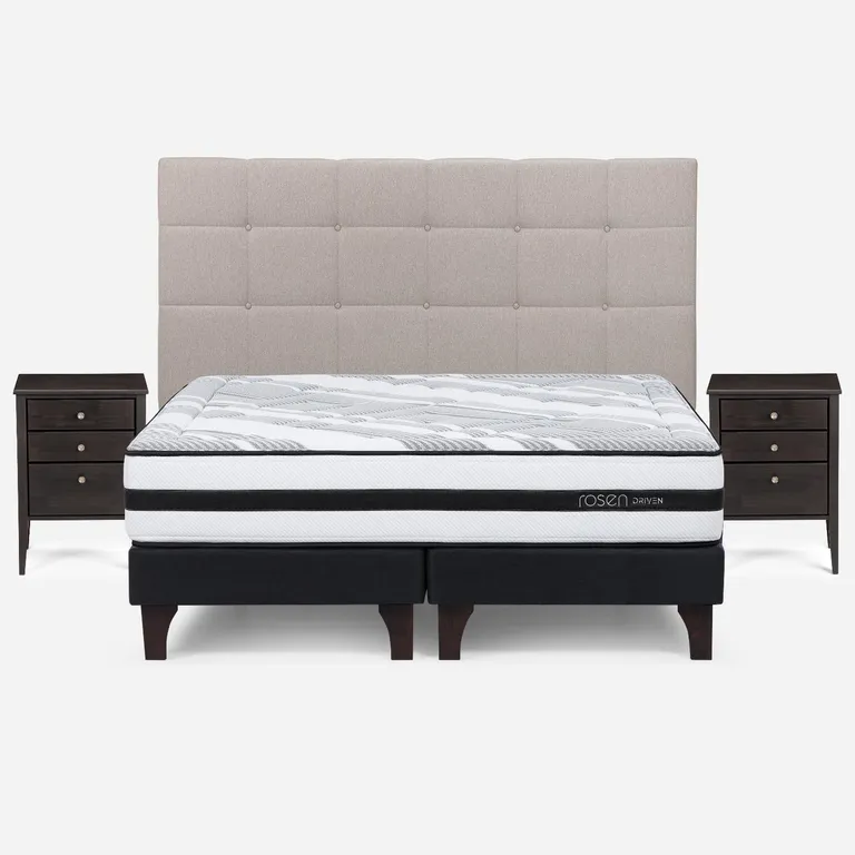 ROSEN Cama Europea Driven King Base Dividida