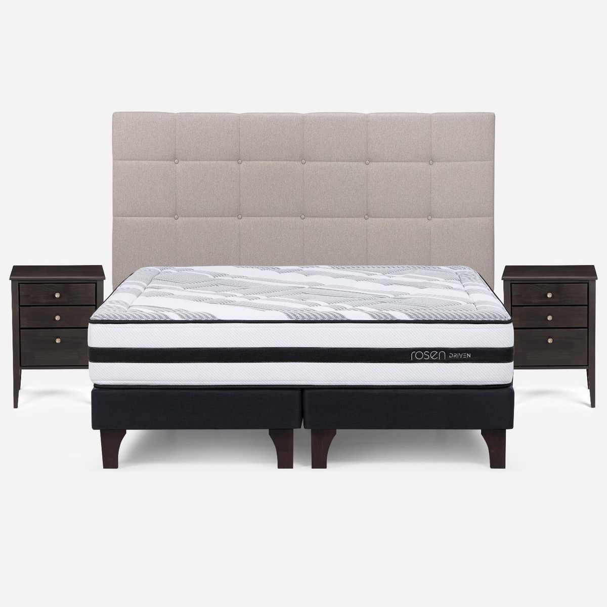 ROSEN - Cama Europea Driven King Base Dividida Rosen