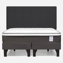 ROSEN - Cama Europea New Style 4 P 2 Plazas Base Dividida