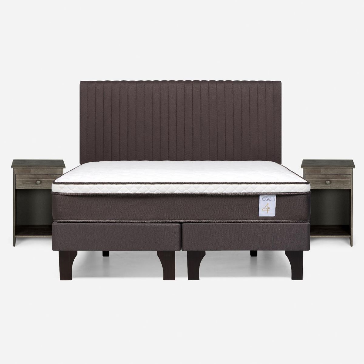 ROSEN - Cama Europea New Style 4 Plus P King Base Dividida Rosen