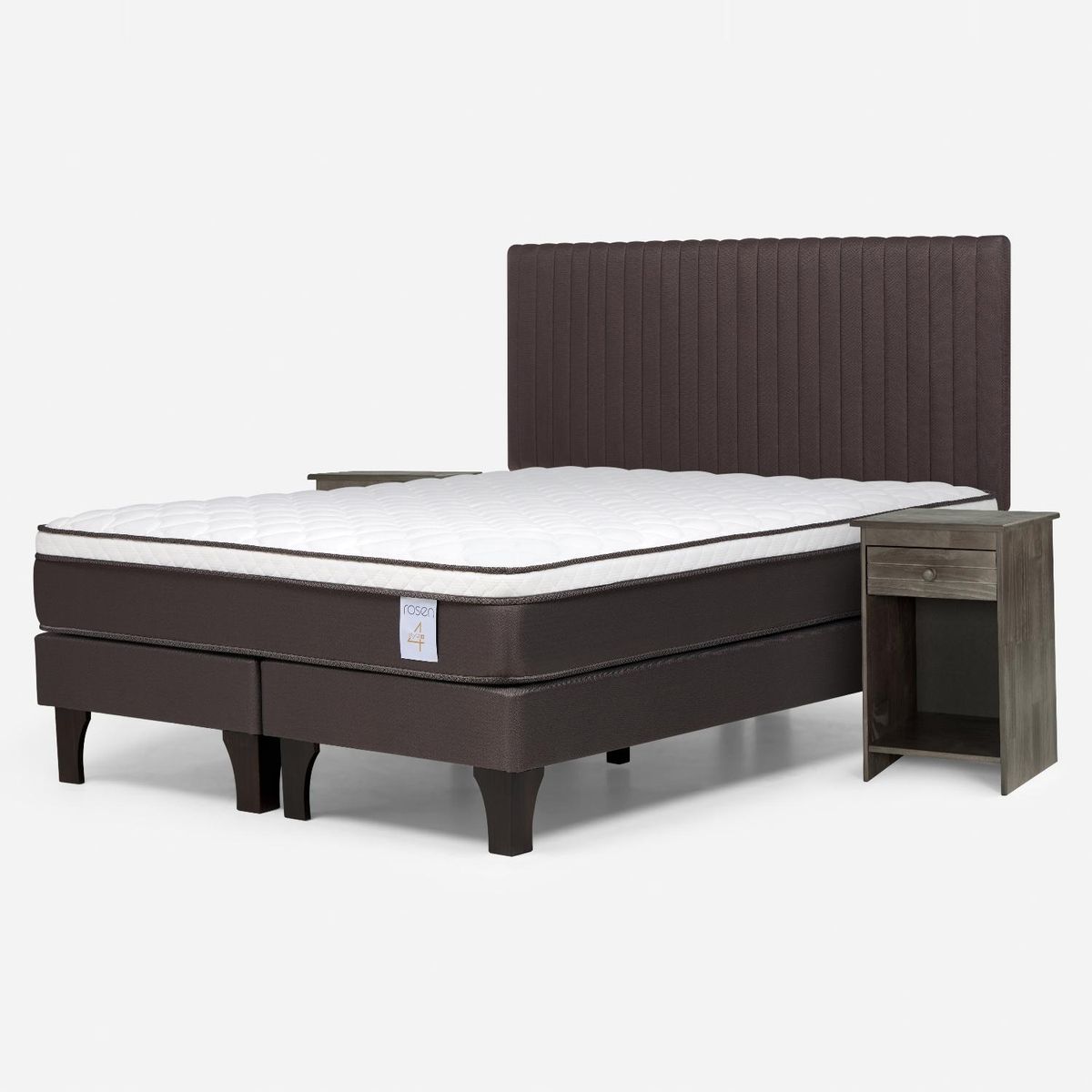 ROSEN - Cama Europea New Style 4 Plus P King Base Dividida Rosen