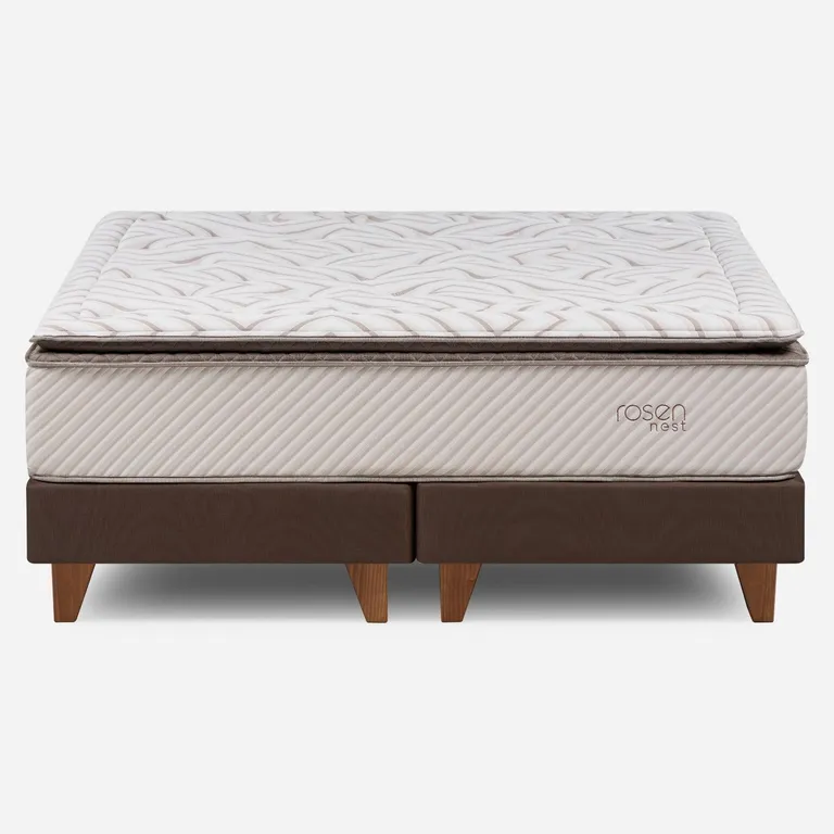 ROSEN Box Spring Nest 2 Plazas X 2.00 CM Base Dividida