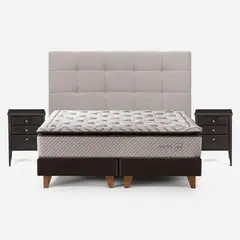 ROSEN - Cama Europea Nest 2 Plazas Base Dividida