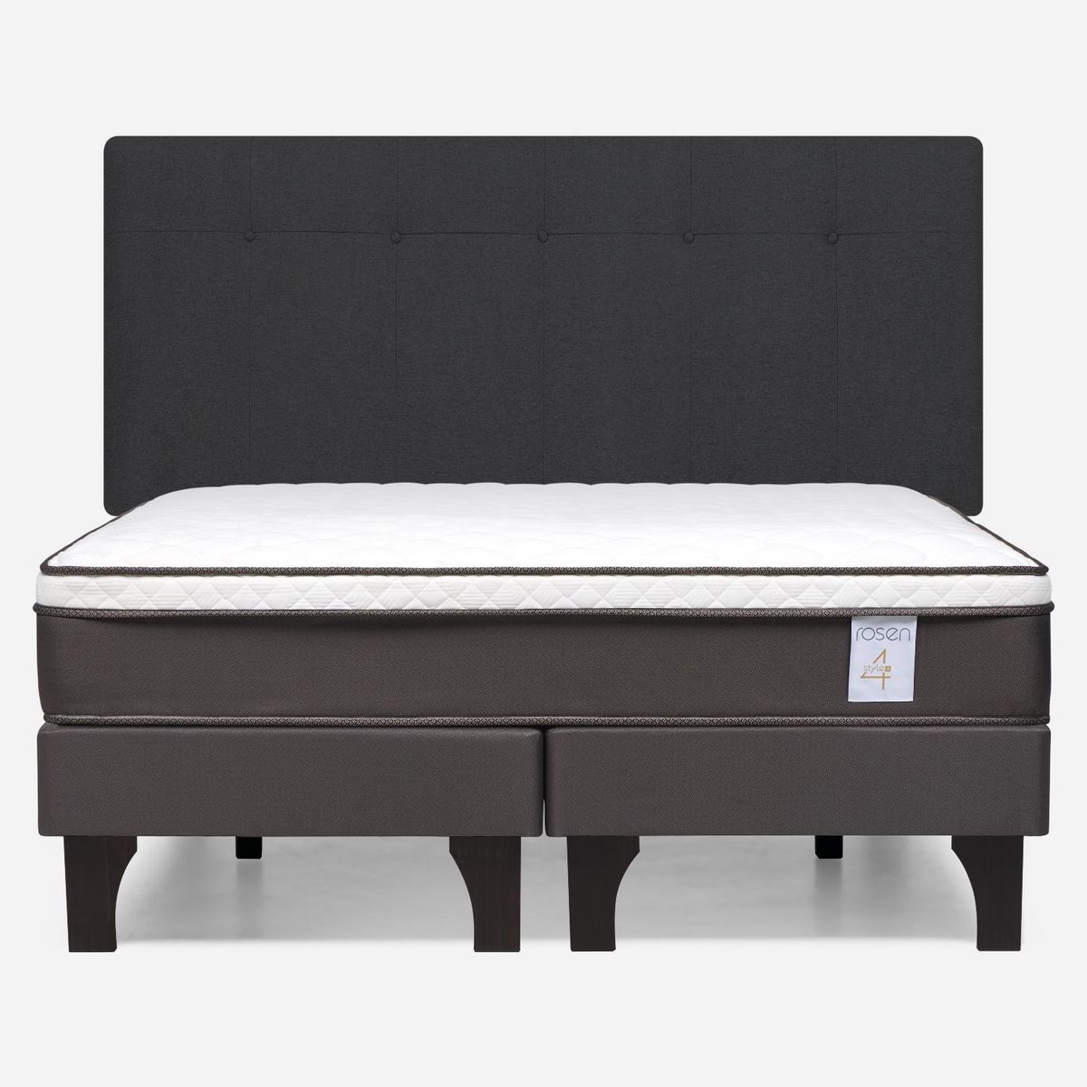 ROSEN - Cama Europea New Style 4 Plus P King Base Dividida Rosen