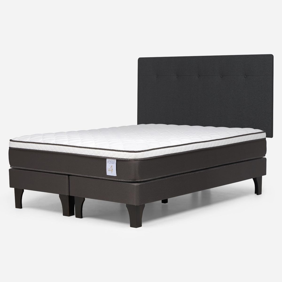 ROSEN - Cama Europea New Style 4 Plus P King Base Dividida Rosen