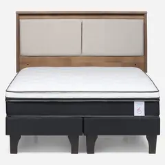ROSEN - Cama Europea New Style 6 2 Plazas Base Dividida