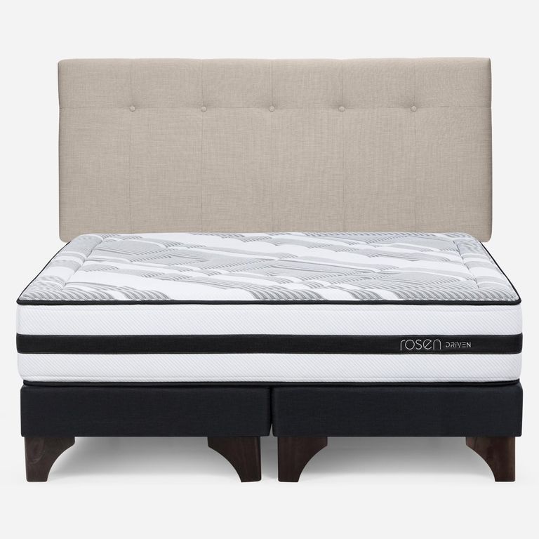 ROSEN Cama Europea Driven 2 Plazas Base Dividida