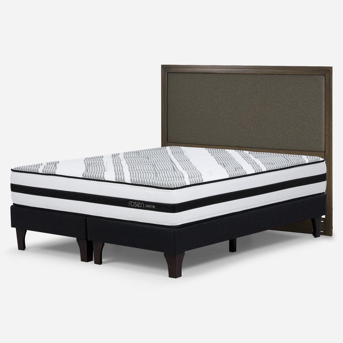 ROSEN - Cama Europea Driven 2 Plazas Base Dividida Rosen