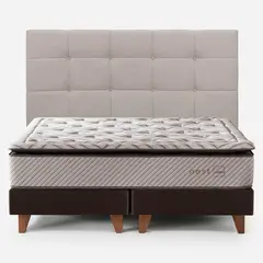 ROSEN - Cama Europea Nest 2 Plazas Base Dividida