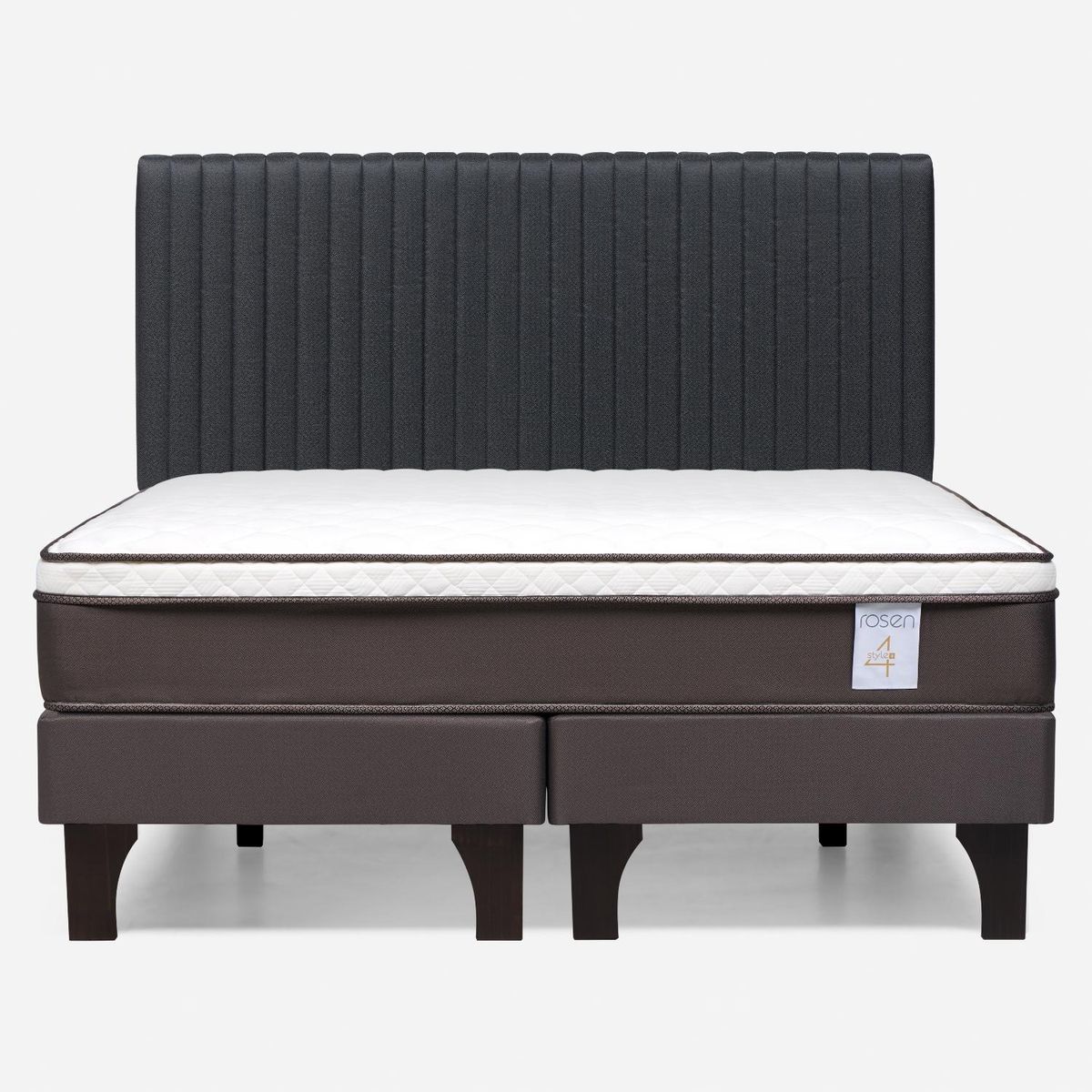ROSEN - Cama Europea New Style 4 P King Base Normal Rosen