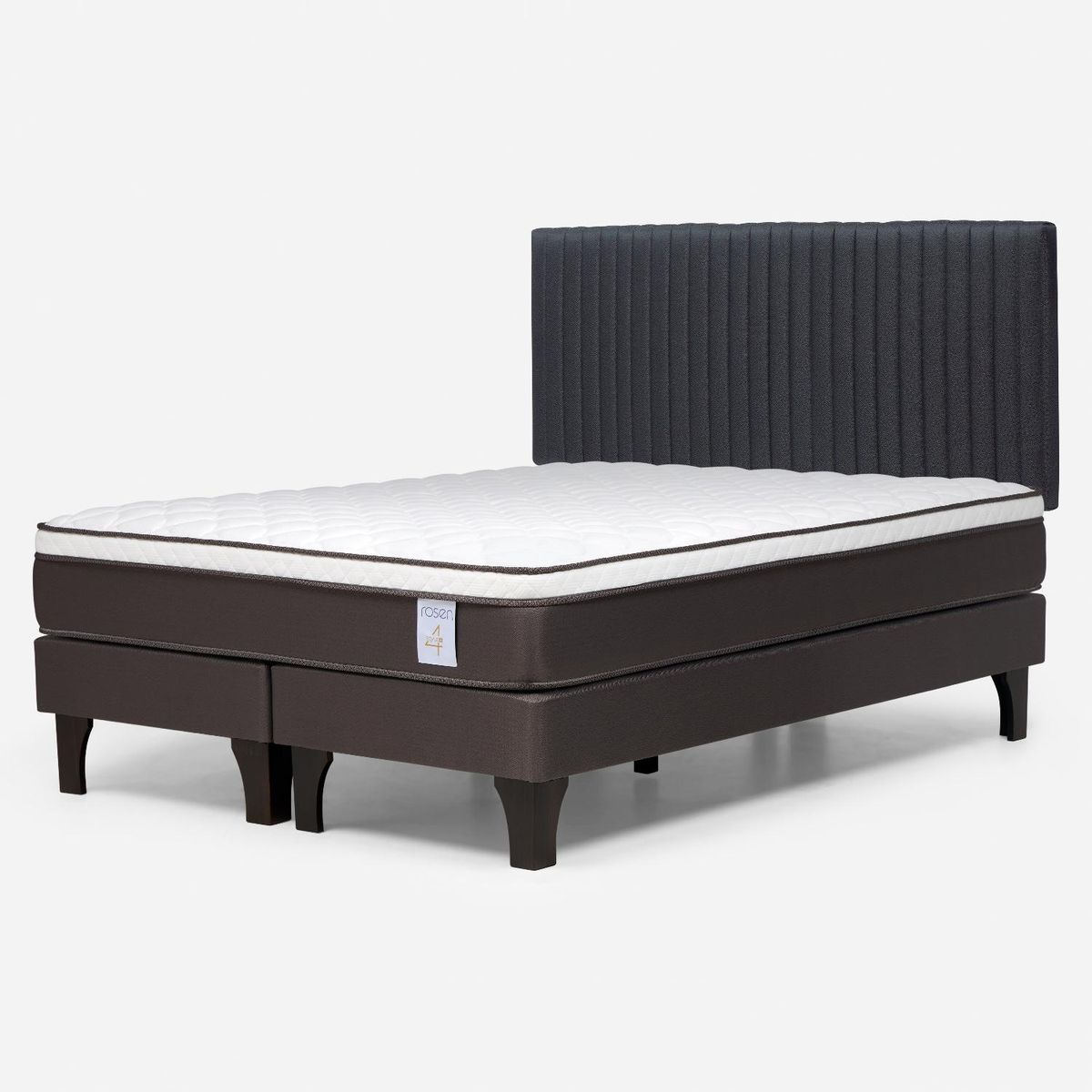 ROSEN - Cama Europea New Style 4 P King Base Normal Rosen