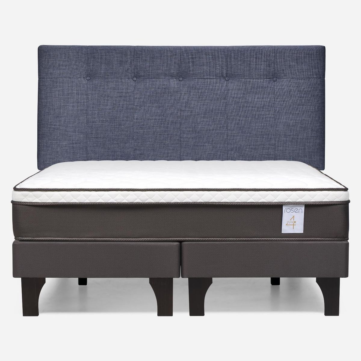 ROSEN - Cama Europea New Style 4 P King Base Dividida Rosen
