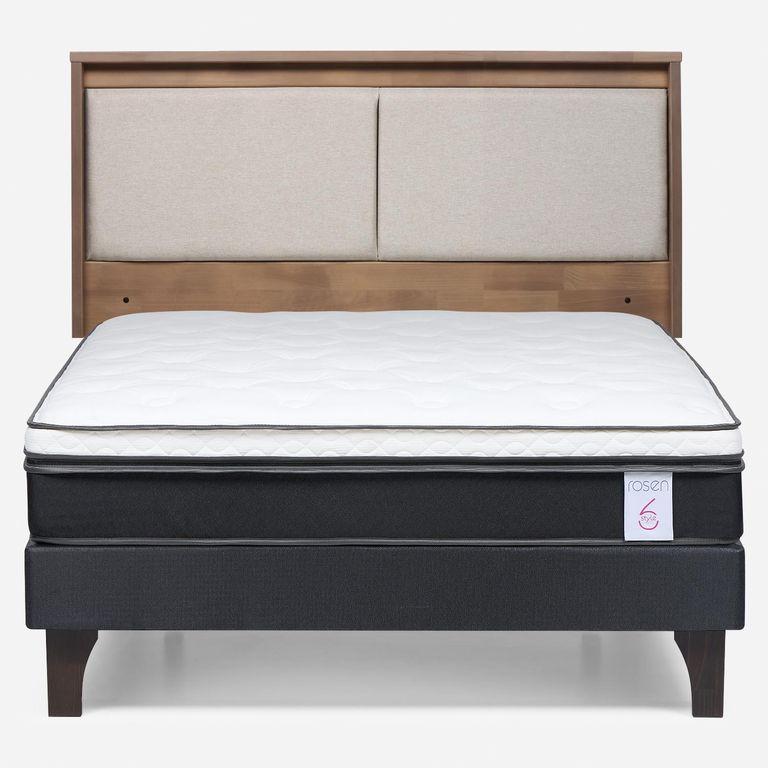 ROSEN Cama Europea New Style 6 2 Plazas Base Dividida