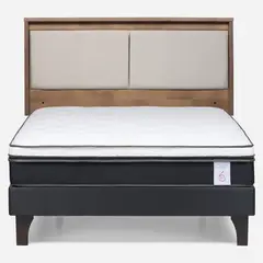 ROSEN - Cama Europea New Style 6 2 Plazas Base Dividida