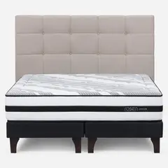 ROSEN - Cama Europea Driven 2 Plazas Base Dividida