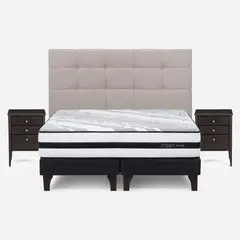 ROSEN - Cama Europea Driven 2 Plazas Base Dividida