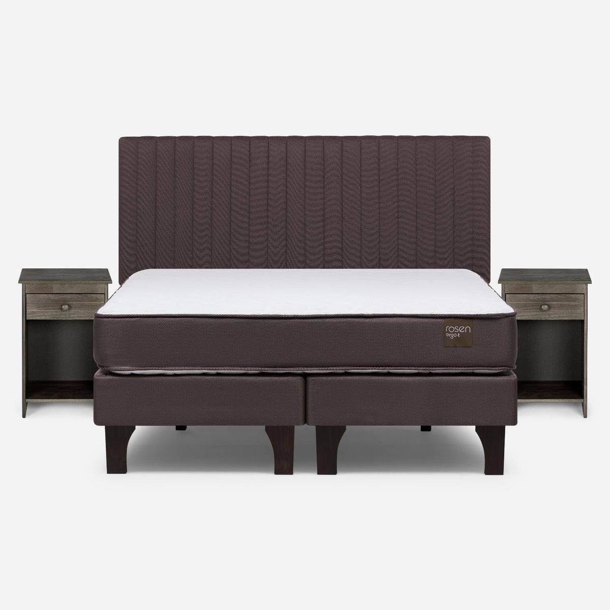 ROSEN - Cama Europea New Ergo T King Base Dividida Rosen