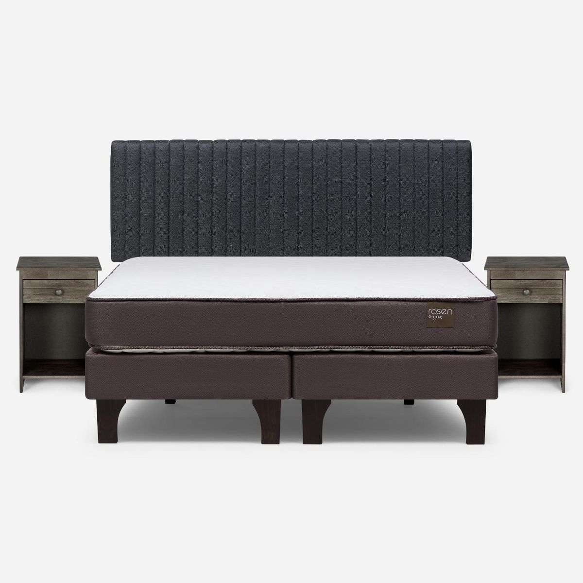ROSEN - Cama Europea New Ergo T King Base Dividida Rosen