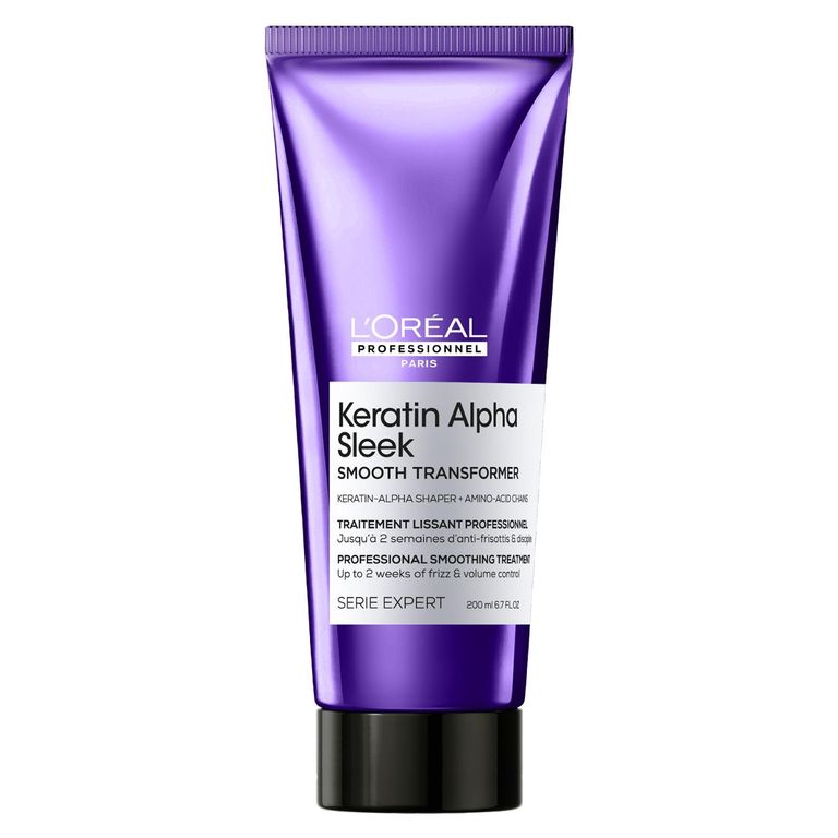 Tratamiento capilar progresivo efecto liso Keratin Alpha Sleek 200ml