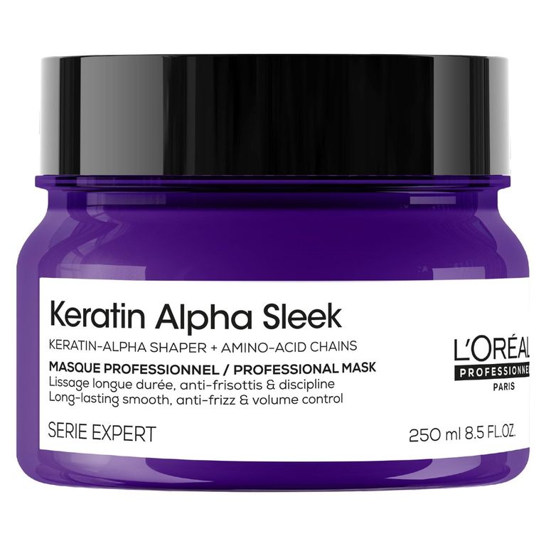 Máscara Anti frizz Keratin Alpha Sleek 250ml L'Oréal Professionnel