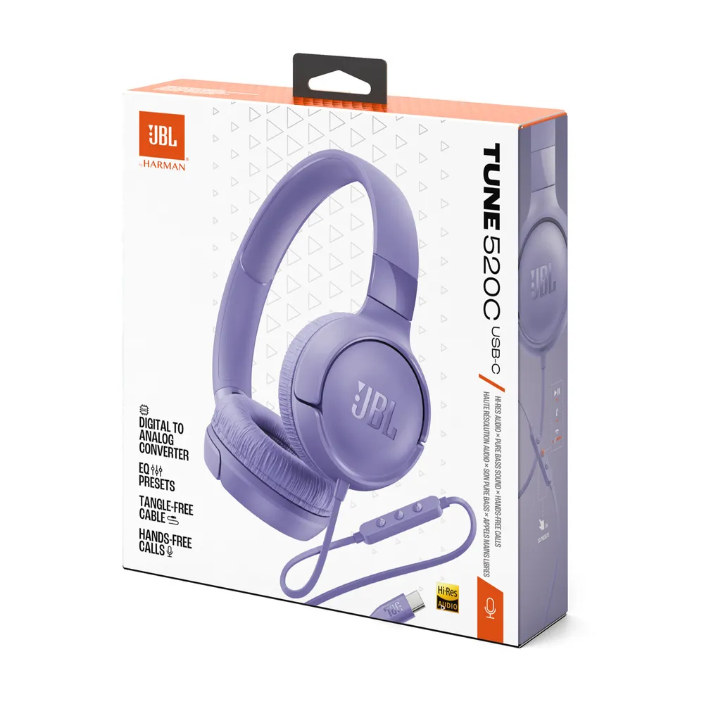 JBL Tune 520C Morado, foto 10
