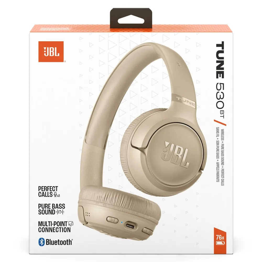 JBL Tune 530BT Beige, foto 5