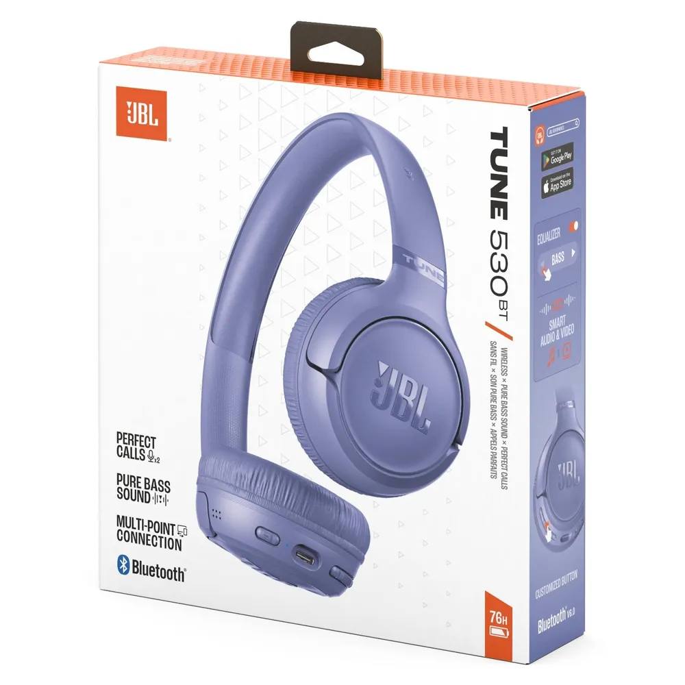 JBL Tune 530BT Morado, foto 4