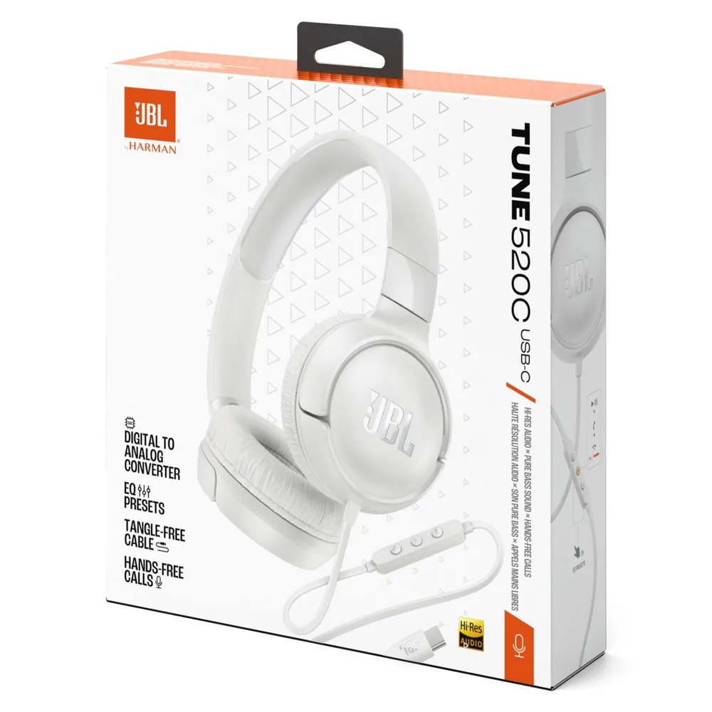 JBL Tune 520C Blanco, foto 10
