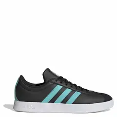 ADIDAS - VL Court Mer Zapatilla Urbana Unisex Adulto Cuero Negro