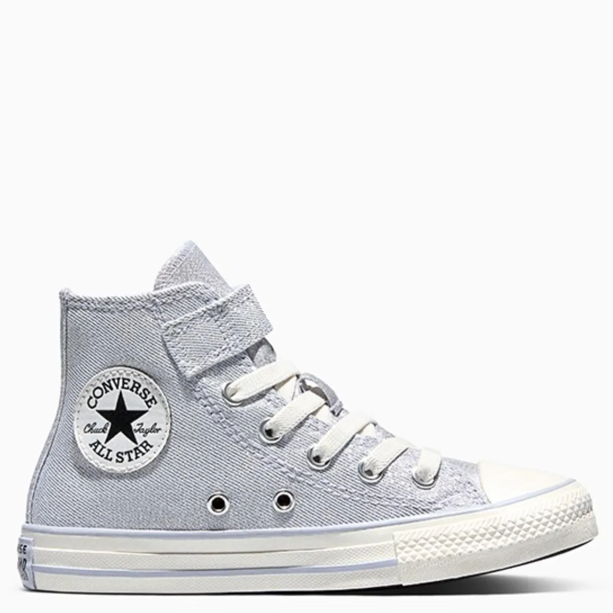 CONVERSE - Chuck Taylor All Star 1V Zapatilla Urbana Niña Plateado (27 A 35) Converse