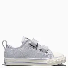 CONVERSE - Chuck Taylor All Star 2V Zapatilla Urbana Niña Plateado (20 A 26)
