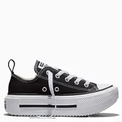 CONVERSE - Chuck Taylor All Star Lift Dou Zapatilla Urbana Niña Negro (27 A 35)