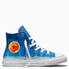 CONVERSE - Chuck Taylor All Star Zapatilla Urbana Unisex Niño Azul (27 a 34) Dragon Ball Z