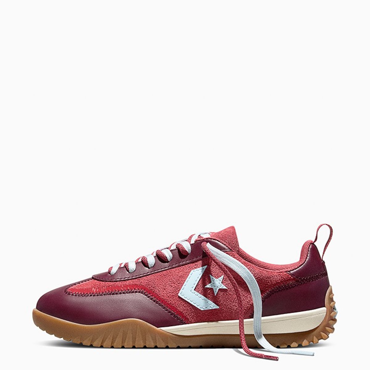 CONVERSE - Run Star Trainer Zapatilla Urbana Unisex Adulto Cuero Rojo Converse