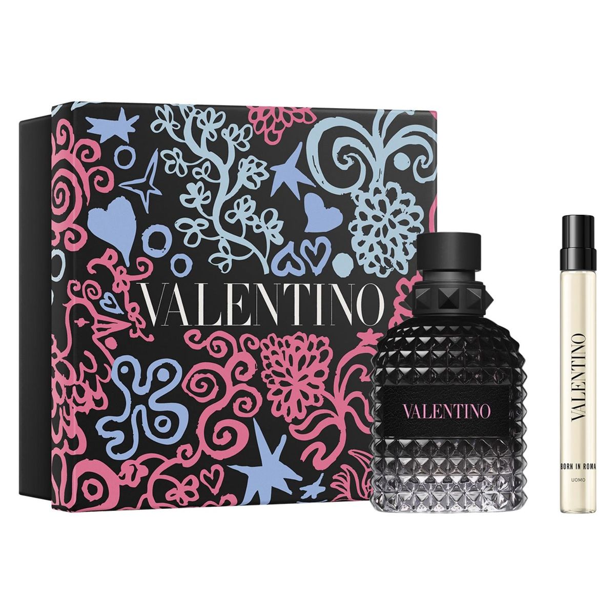 VALENTINO - Set Perfume Hombre Born in Roma Uomo 50ml + 10ml Valentino