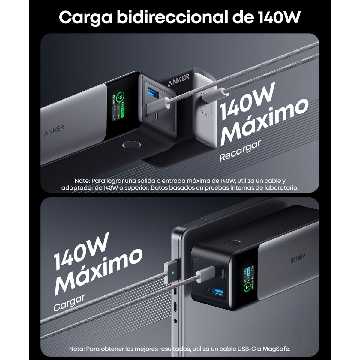 ANKER - Power Bank Anker 737 24000 mAh