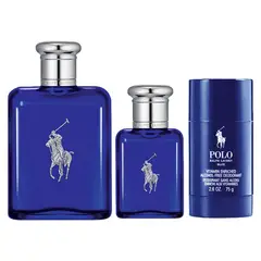 RALPH LAUREN - Set Perfume Hombre Polo Blue Eau de Toilette 125ml + 40ml + Desodorante