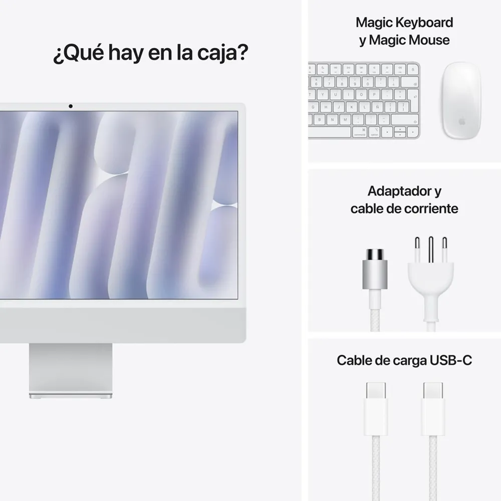Apple iMac 24 M4 8-core 16GB 256GB Plata, foto 9