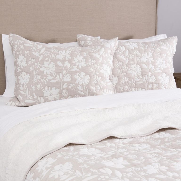 Cubrecama Quilt Jacquard Sherpa
