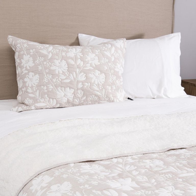 Cubrecama Quilt Jacquard Sherpa