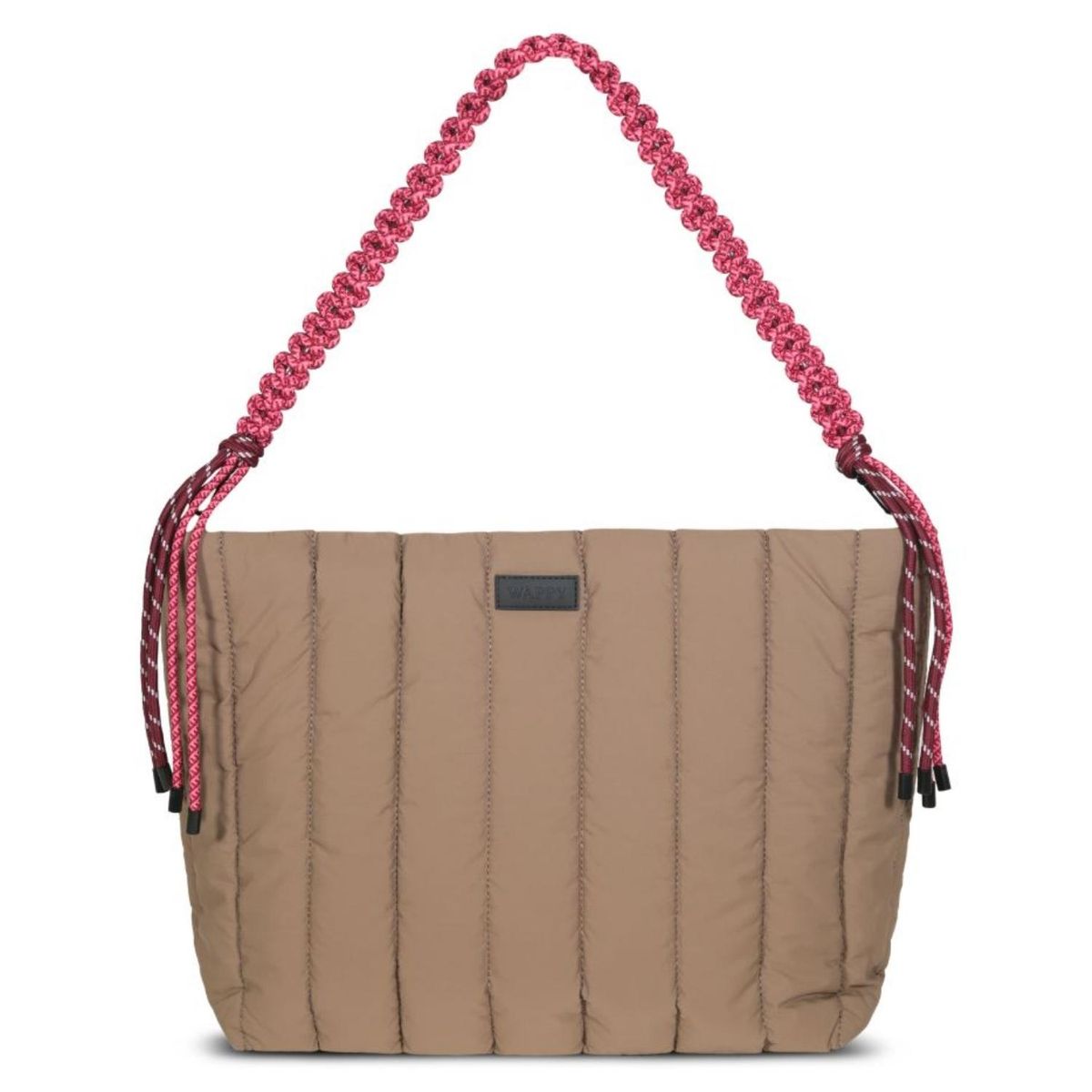 WAPPY - Cartera Cuerdas Taupe Wappy