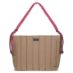WAPPY - Cartera Cuerdas Taupe