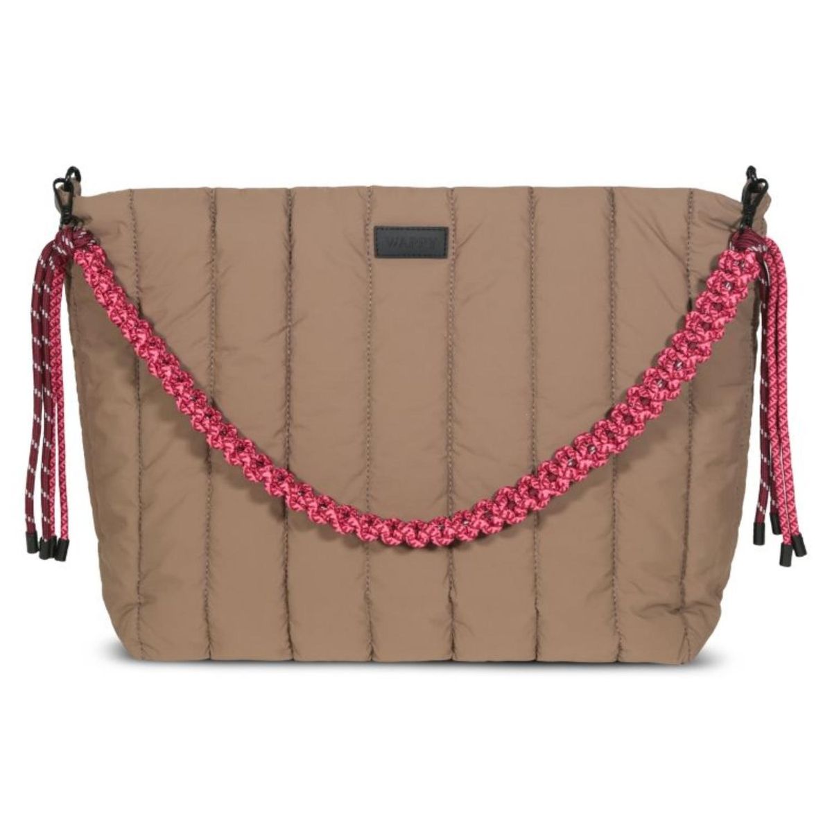 WAPPY - Cartera Cuerdas Taupe Wappy